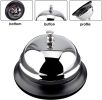 Stainless Steel Desktop Reception Desk Service Servant Bell