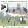 Dog Playpen Foldable 24 Panels Dog Pen 40" Height Pet Enclosure Dog Fence Outdoor with Lockable Door for Large/Medium/Small Dogs,Puppy Playpen,RV