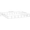 Dog Kennel Silver 527.4 ft¬≤ Steel