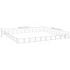 Dog Kennel Silver 1076.4 ft¬≤ Steel