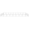 Dog Kennel Silver 484.4 ft¬≤ Steel
