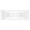 Outdoor Dog Kennel Galvanized Steel 374"x224.4"x72.8"