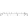 Dog Kennel Black 516.7 ft¬≤ Steel