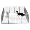 Dog Playpen Outdoor, 16 Panels Dog Pen 40" Height Dog Fence Exercise Pen with Doors for Large/Medium/Small Dogs, Portable Pet Playpen for Yard, RV